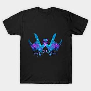 Galaxy Hand Design 1 T-Shirt